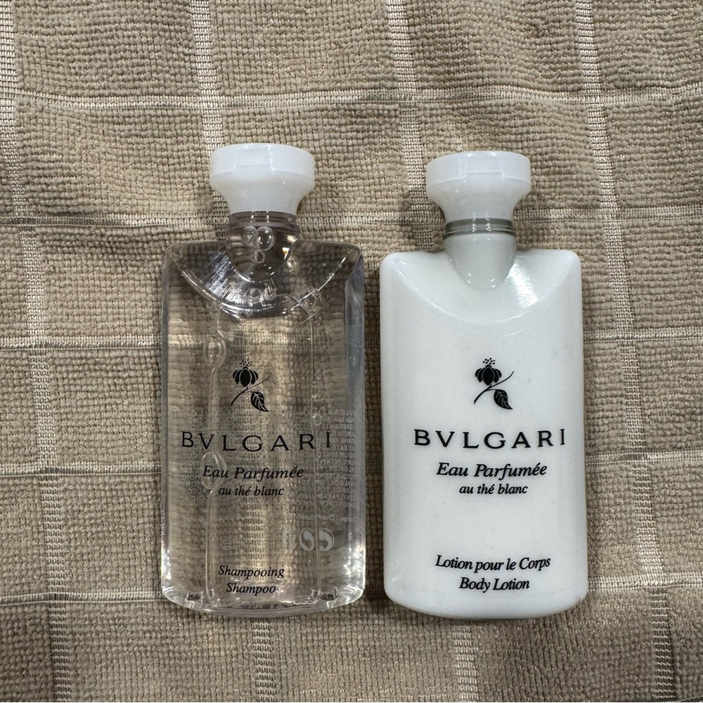 Bvlgari Shampoo & Body Lotion (2.5 Fl Oz Per Bottle)